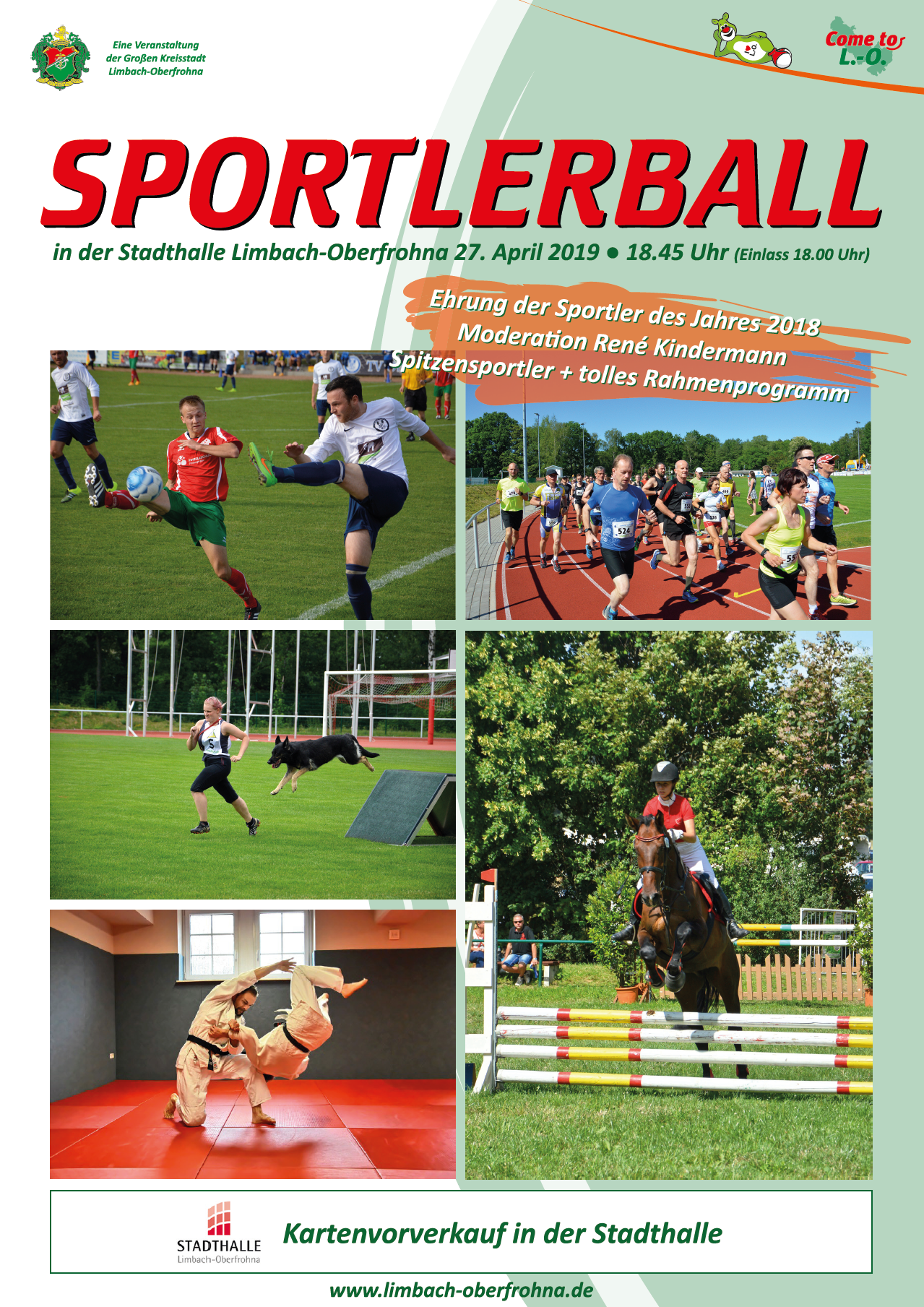 Sportlerball mit Ehrung „Sportler/in des Jahres 2018″