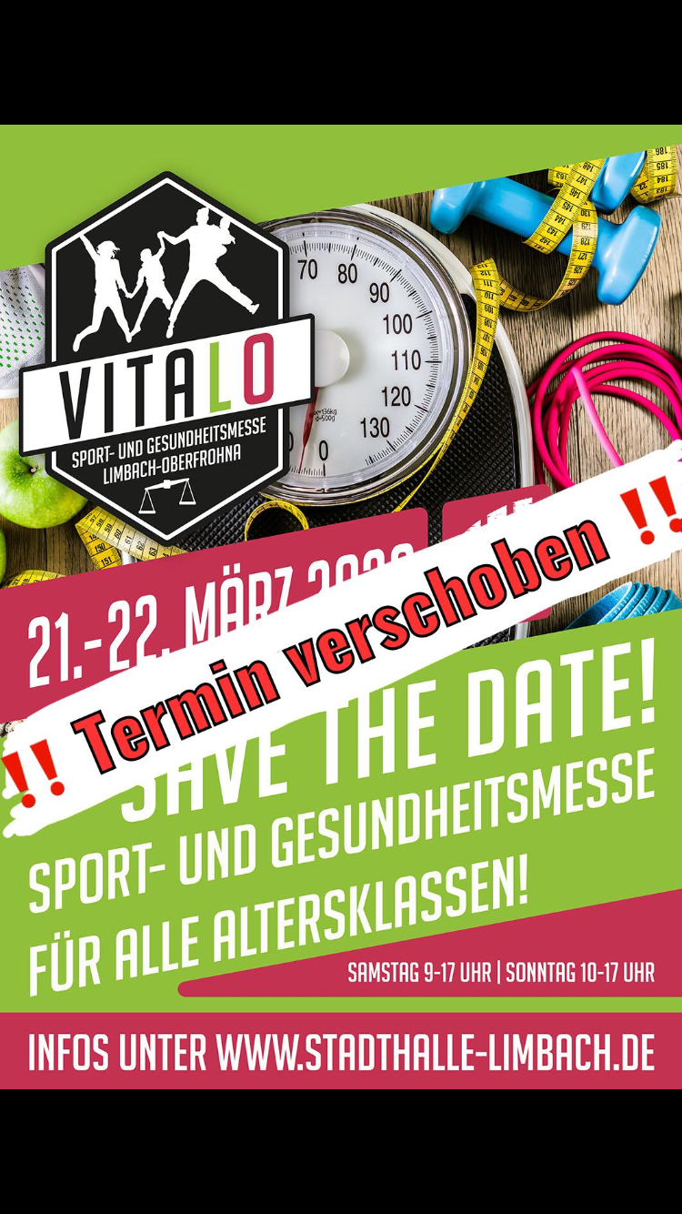 Vitalo 2020 – Sport- und Gesundheitsmesse – Aufgrund der aktuellen Situation wird die Veranstaltung verlegt