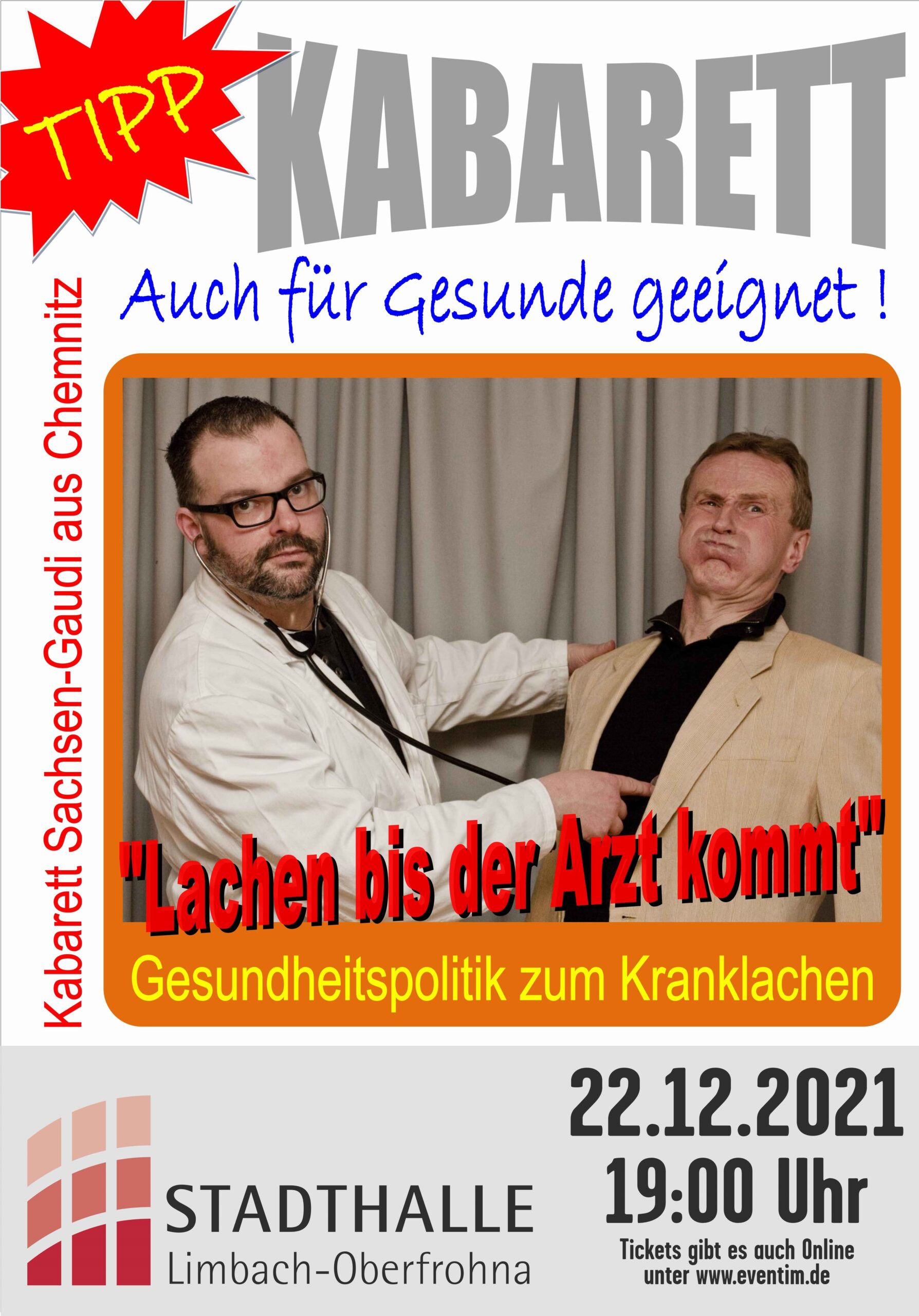 “Lachen bis der Arzt kommt”