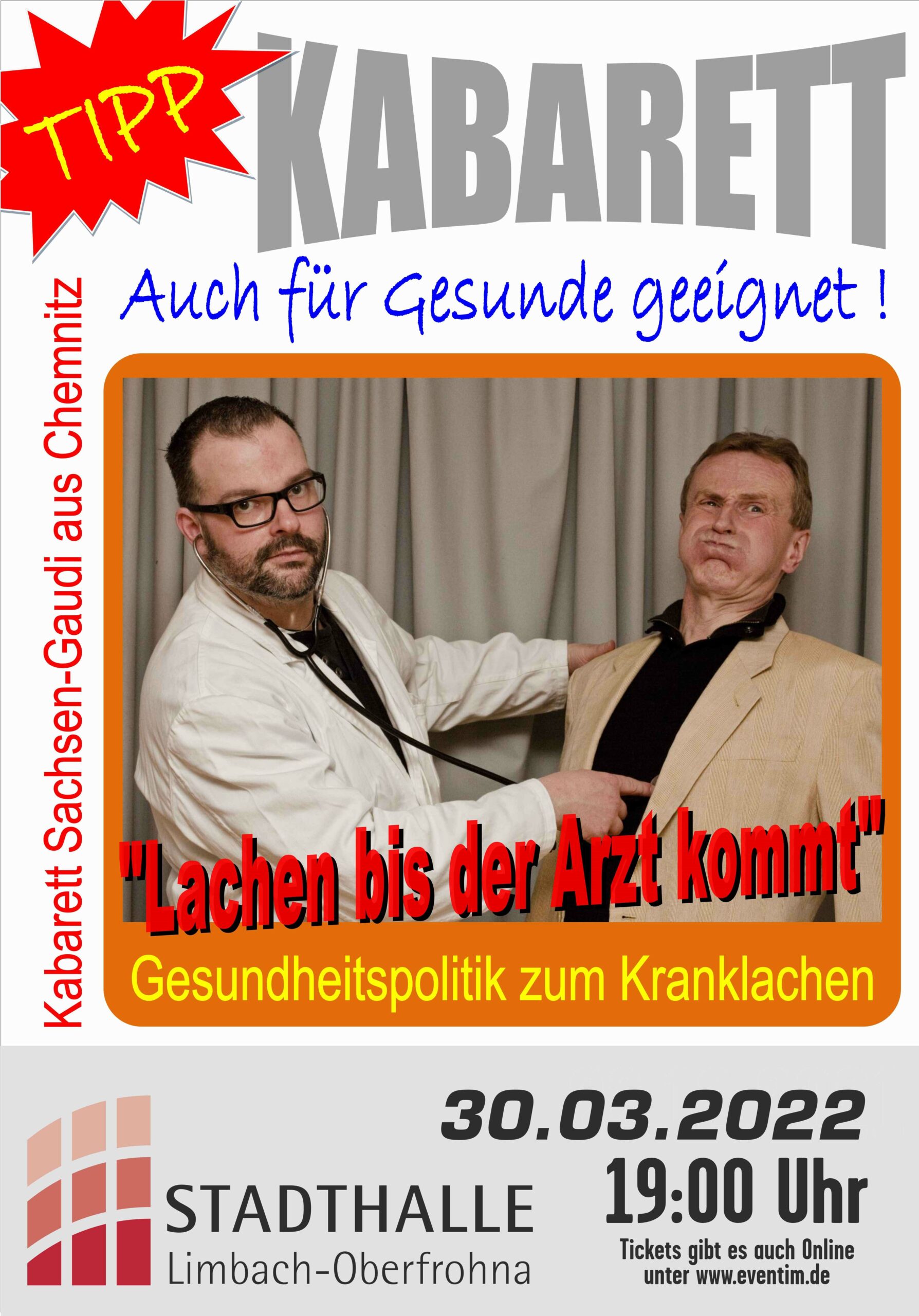 “Lachen bis der Arzt kommt”