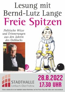 Lesung mit Bernd-Lutz Lange „Freie Spitzen“