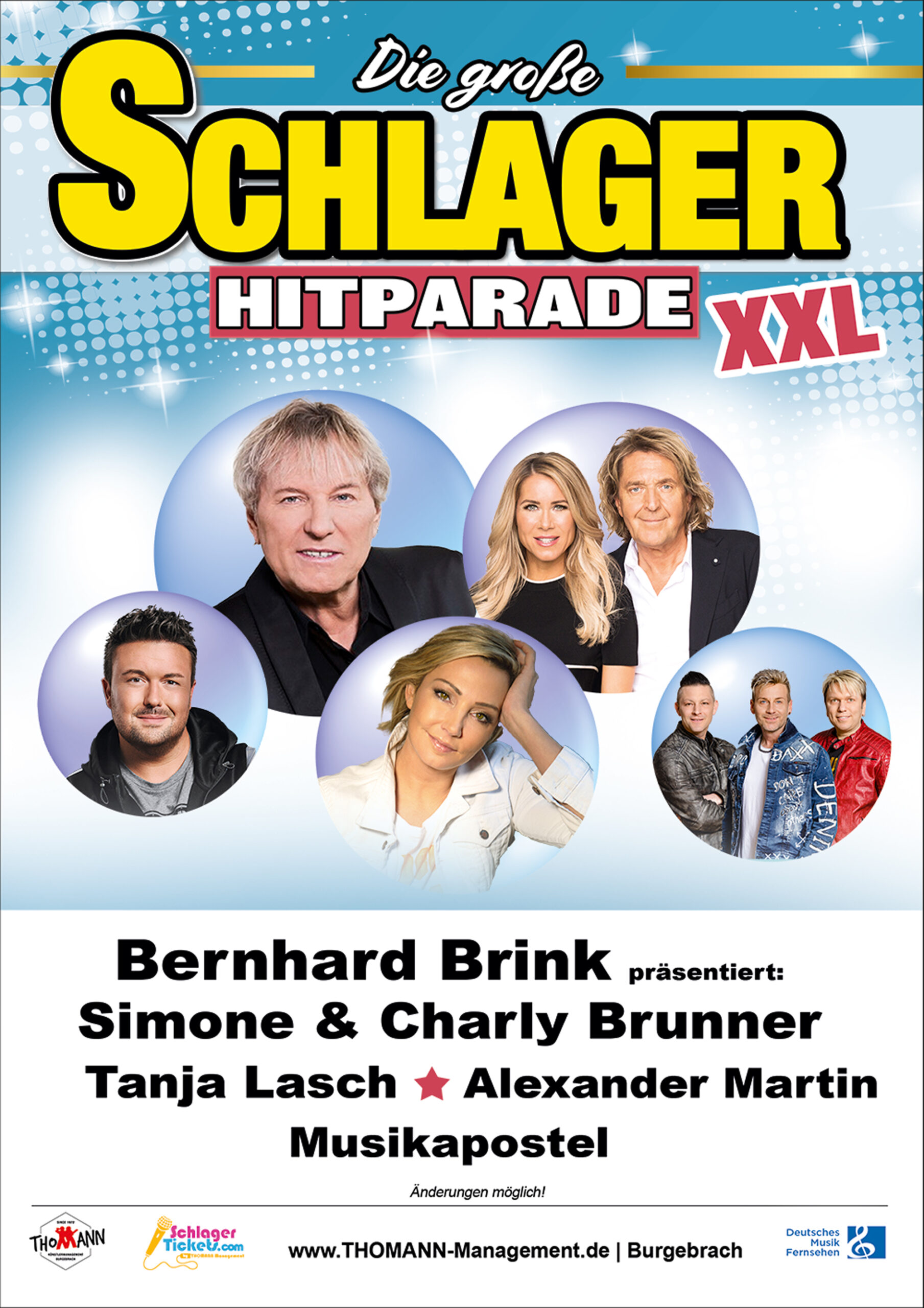 Die große Schlager Hitparade Frühjahr 2023