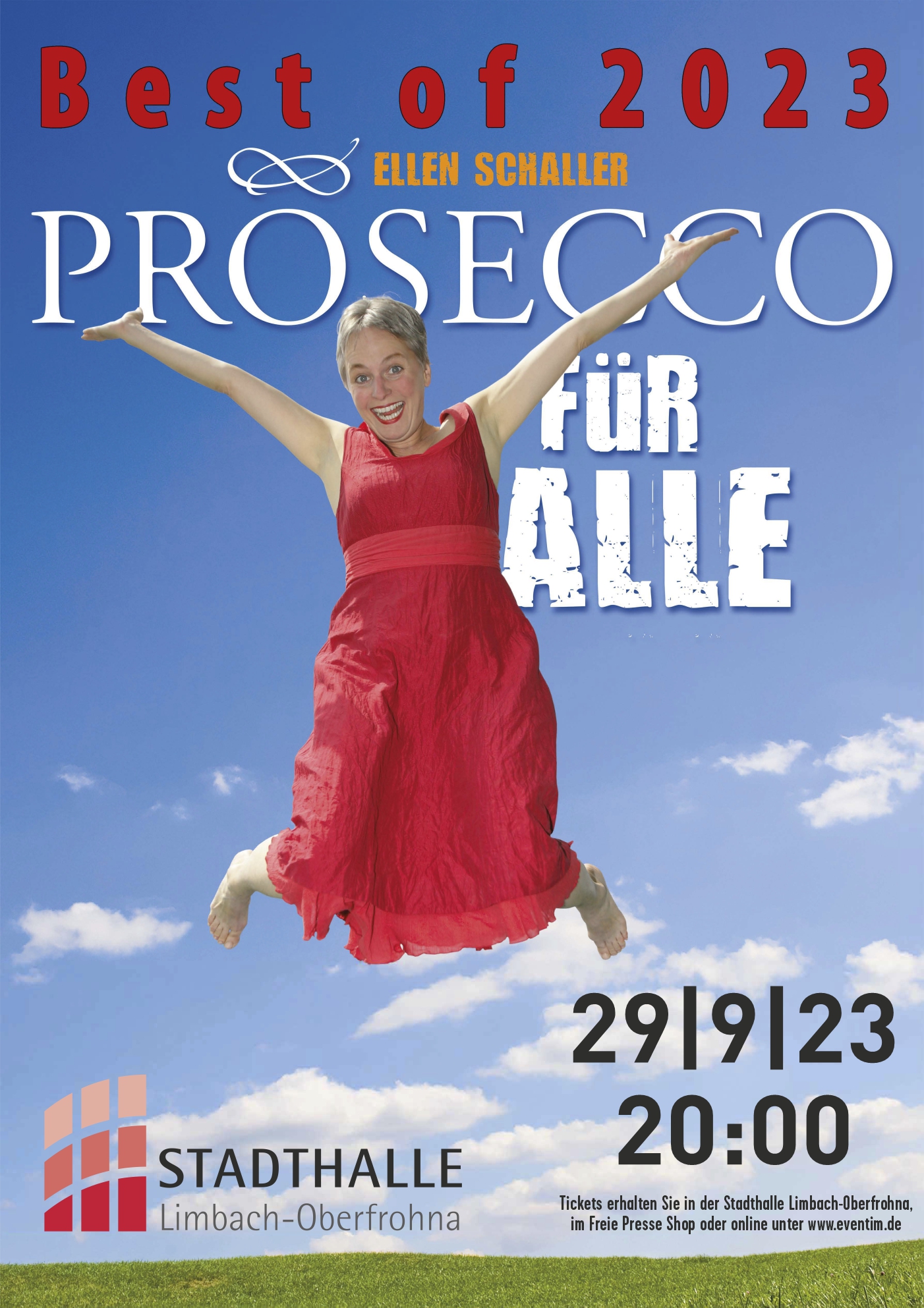 „Prosecco für alle“ – ein Best Of Kabarettabend mit Ellen Schaller