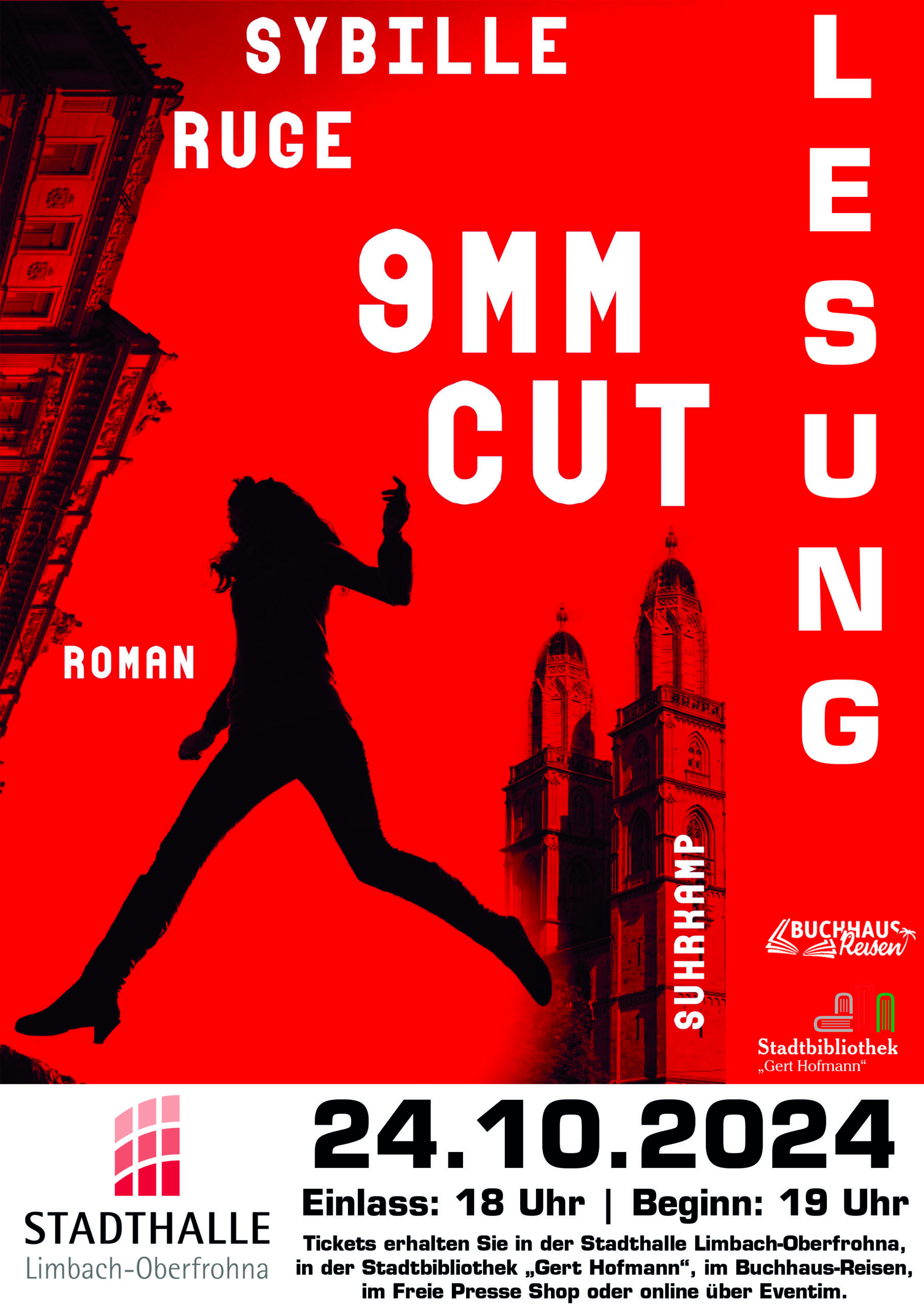 Lesung mit Sybille Ruge „9 mm cut“