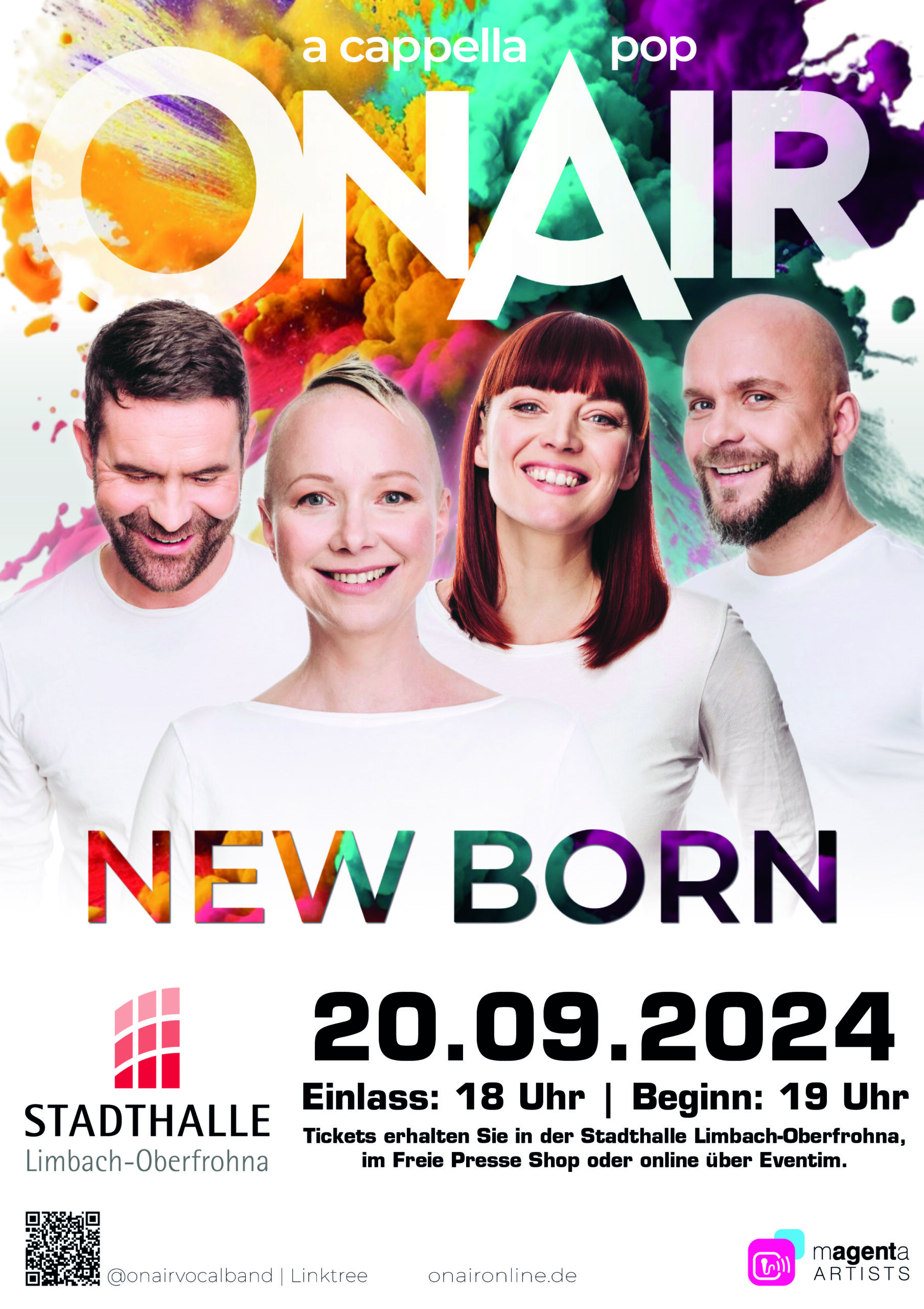 A-Cappella-Konzert: ONAIR: New Born – Die Abschiedstour